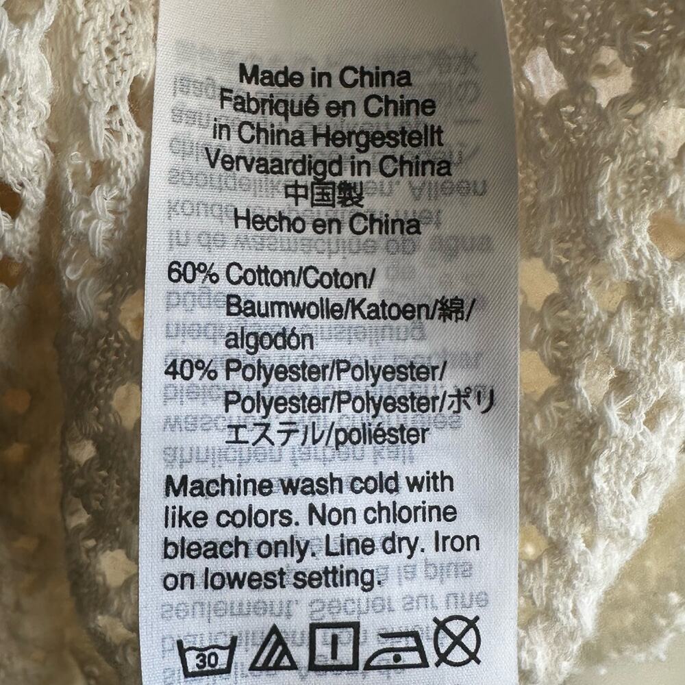 Madewell Texture & Thread Eyelet Flutter-Sleeve T… - image 7